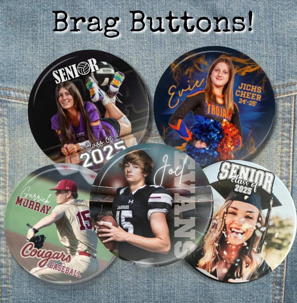 3.5" Brag Button