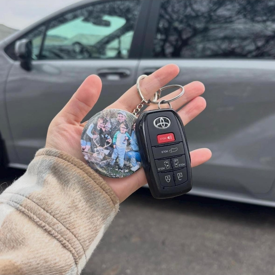 Key Chain - Round Photo 2.25"