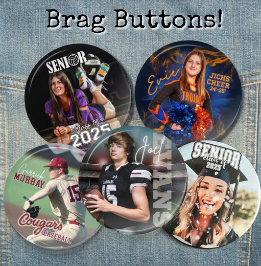 3.5" Brag Button